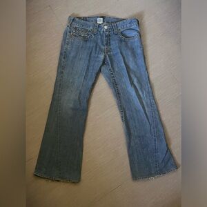 true religion vintage flared jeans